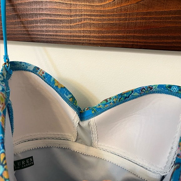 Ralph Lauren One Piece Bathing Suit with Cover Size 4 - Picture 2 of 8